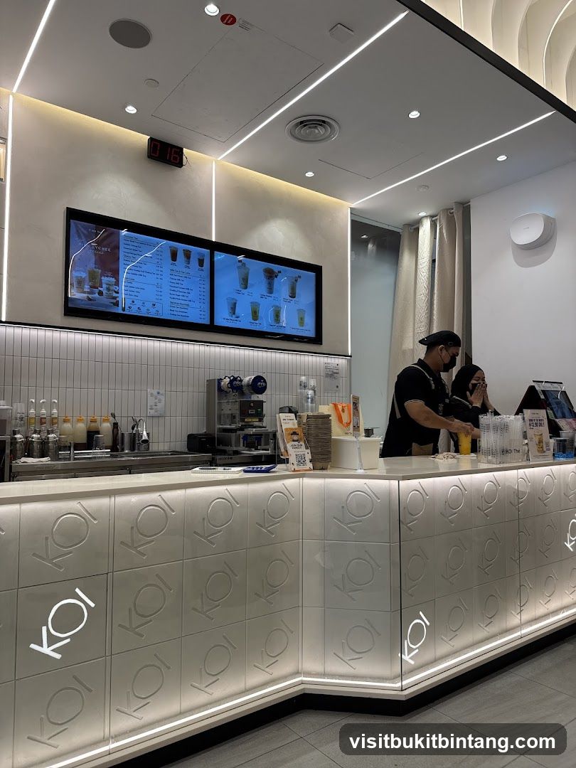 Bubble Tea Shop Counter