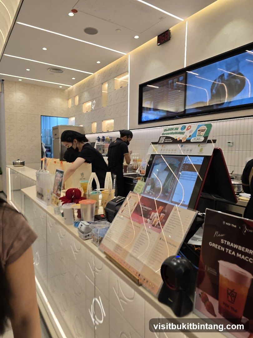 Bubble Tea Shop Counter