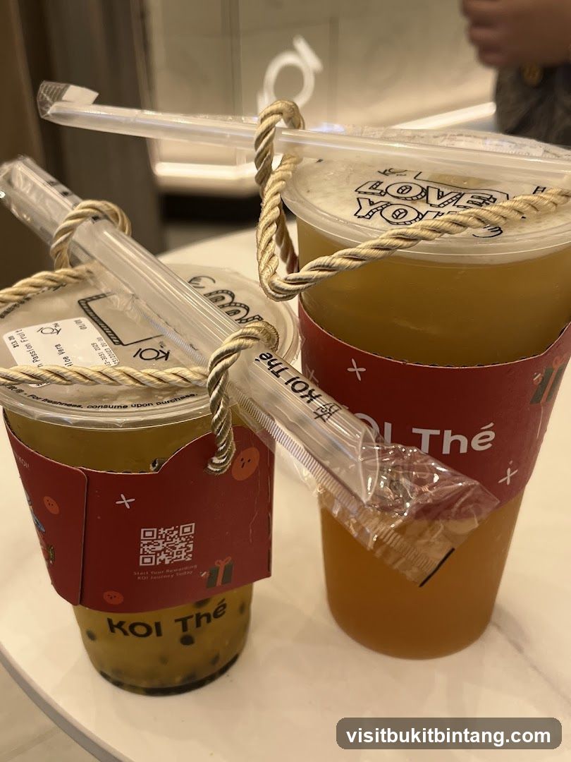 Two Bubble Teas