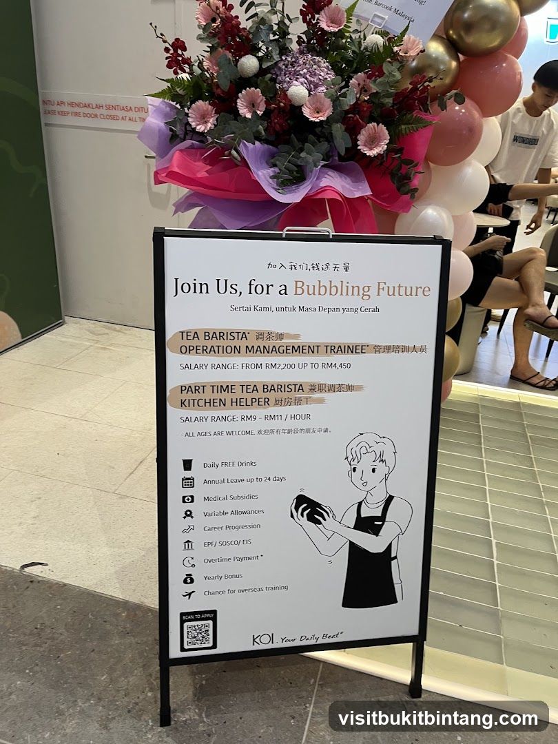 Hiring Sign for KOI