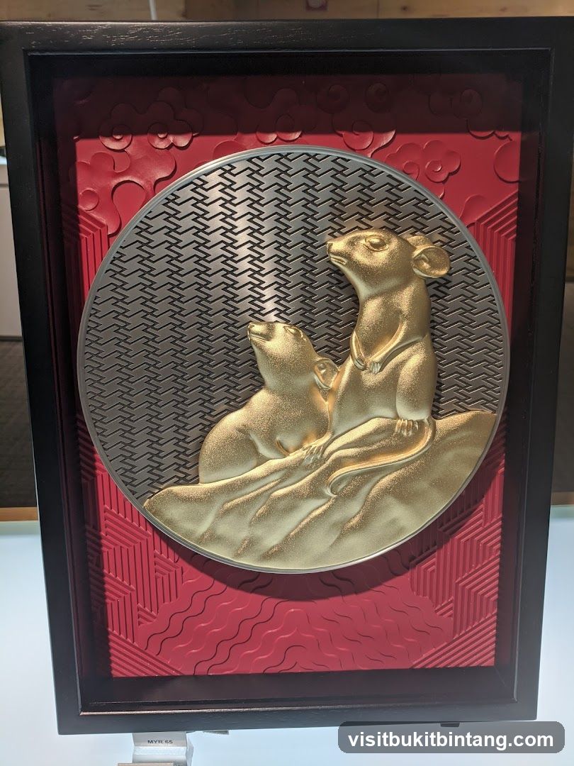 Framed Artwork with Mice Motif