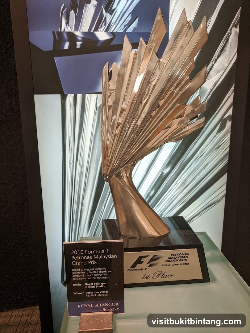 2010 Formula 1 Petronas Malaysian Grand Prix Trophy