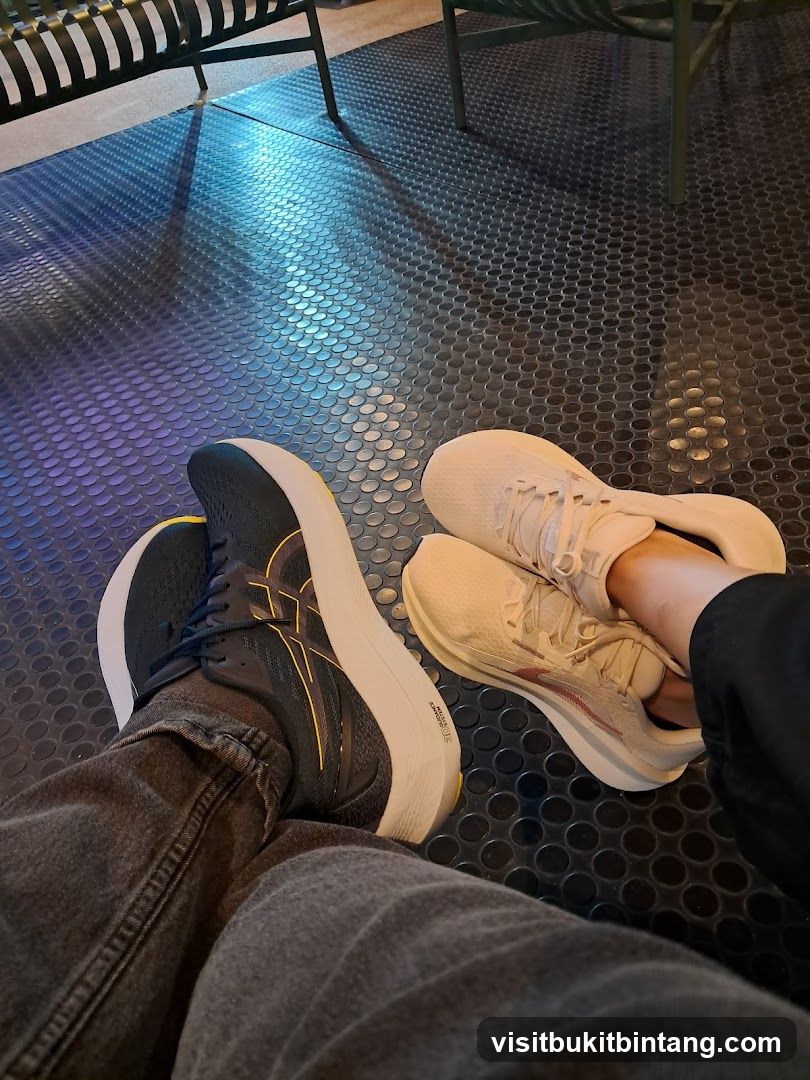 Two pairs of athletic shoes