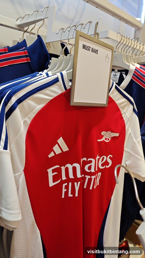 Sports Jerseys on Display