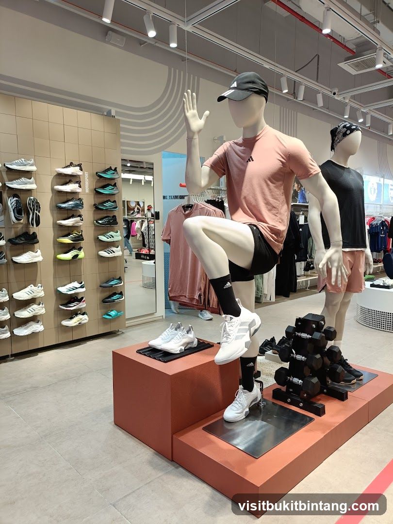 Athletic Apparel Store Display