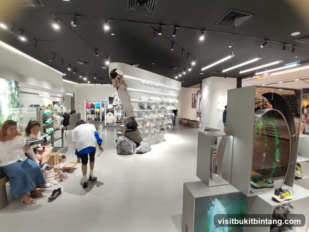Sports Shoe Store Interior