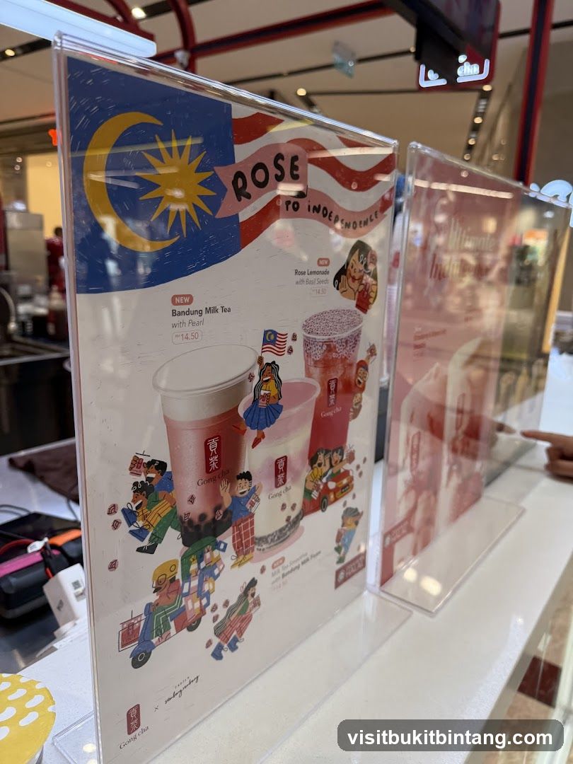 Gong Cha Menu