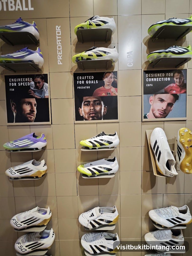 Adidas Football Boots Display