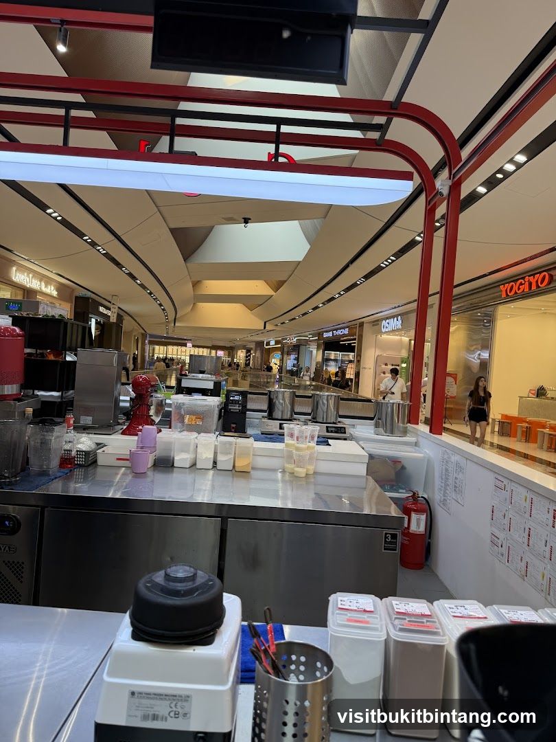 Beverage Preparation Station in Mall