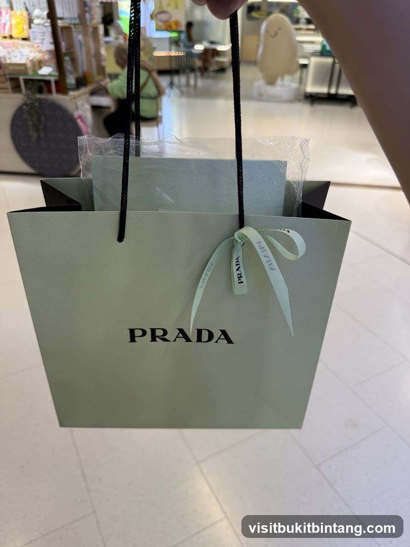 Prada shopping bag