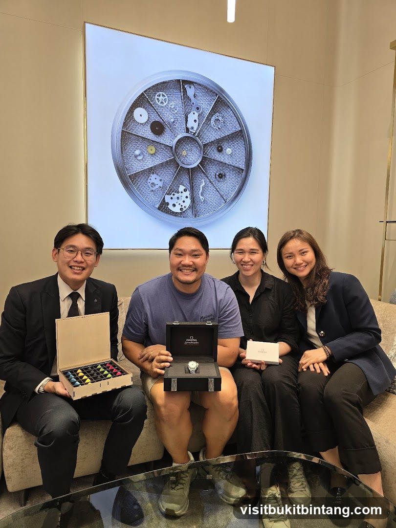 People posing with watches and accessories