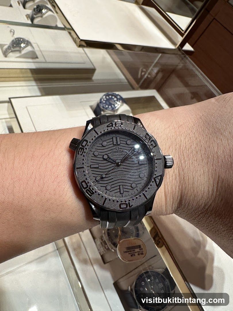 Omega Seamaster Watch on Wrist