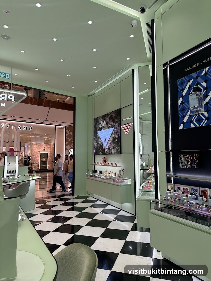 Interior of a luxury boutique