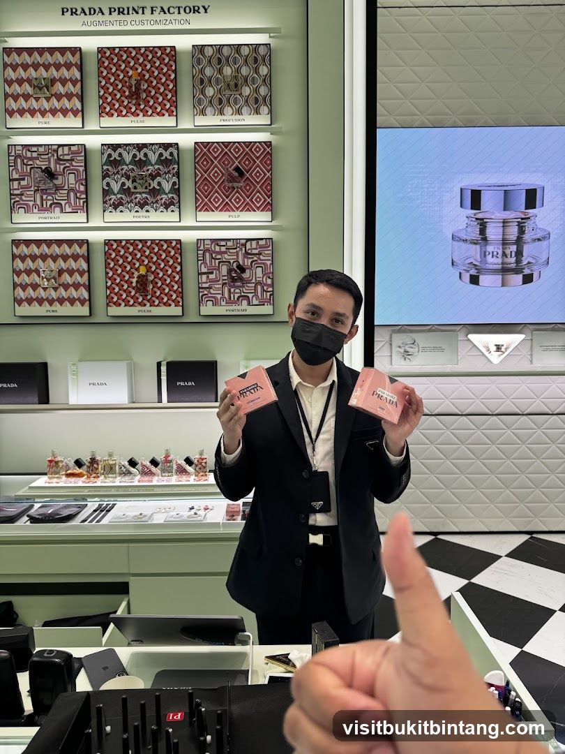 Prada Print Factory Display