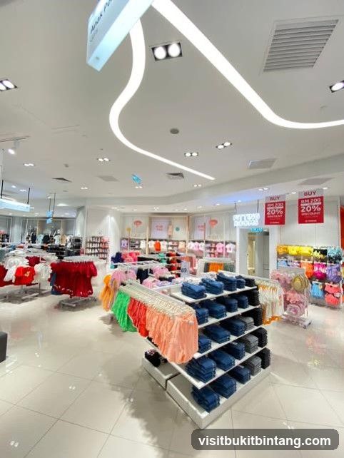 Clothing store interior