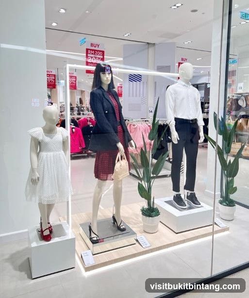 Store Window Display with Mannequins