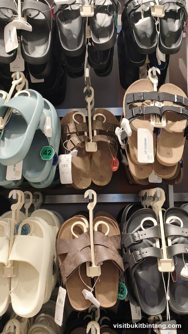 Sandals on Display