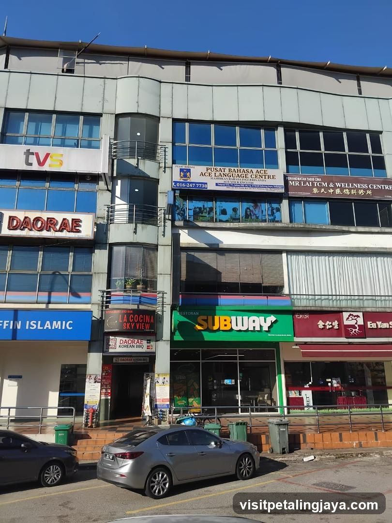 Street View of Commercial Building Facade