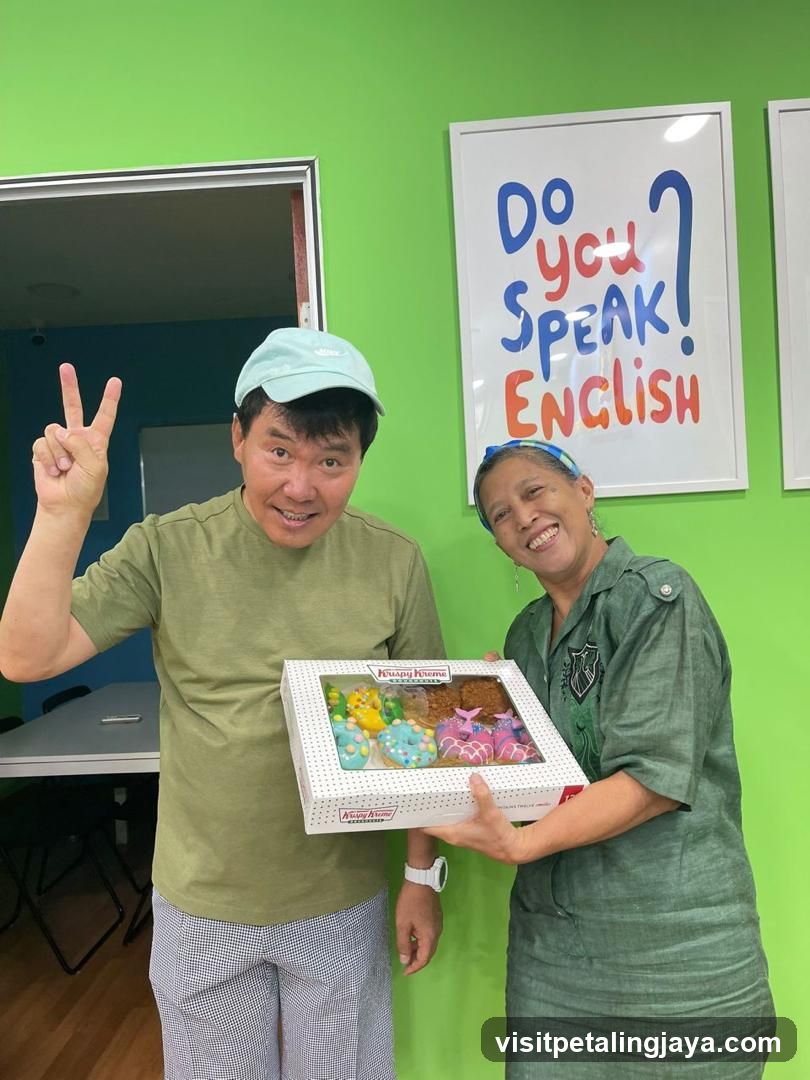 Dessert Box with People in Classroom Setting