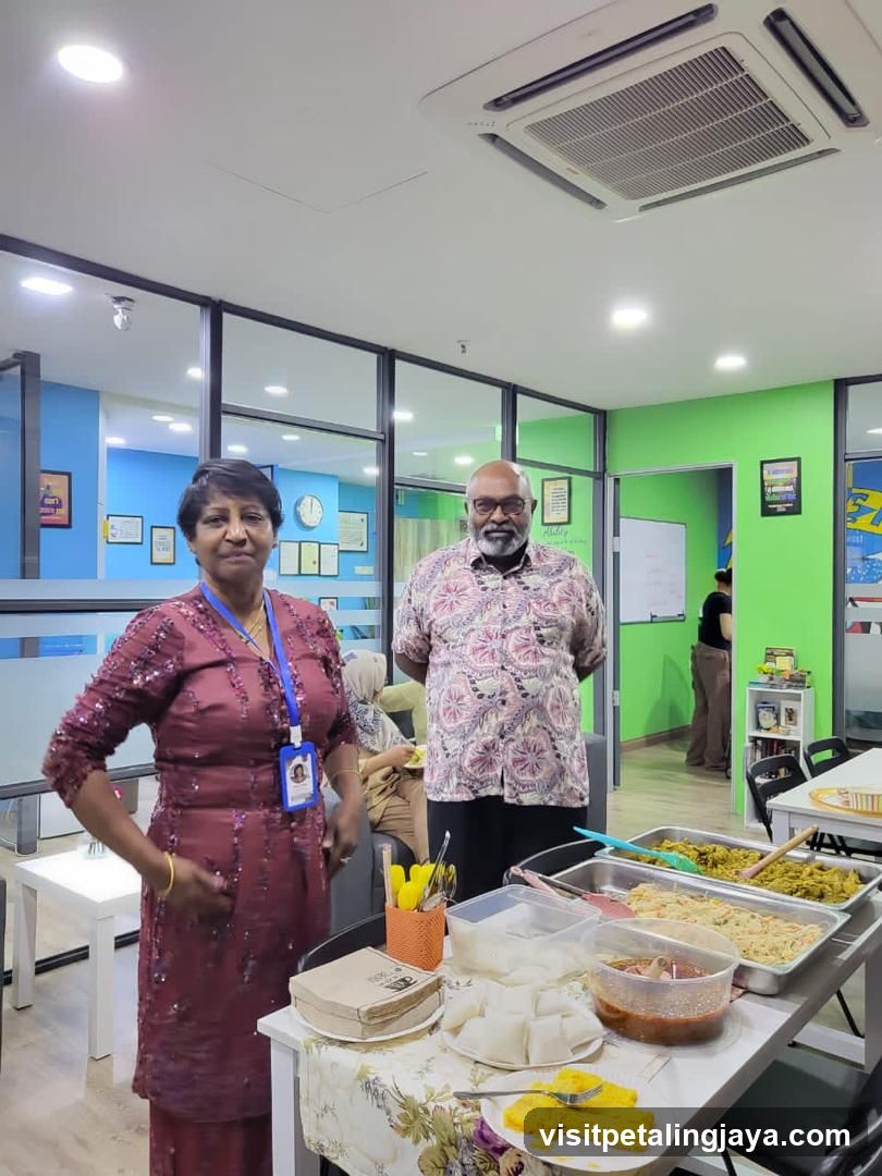 Catering Setup with Staff
