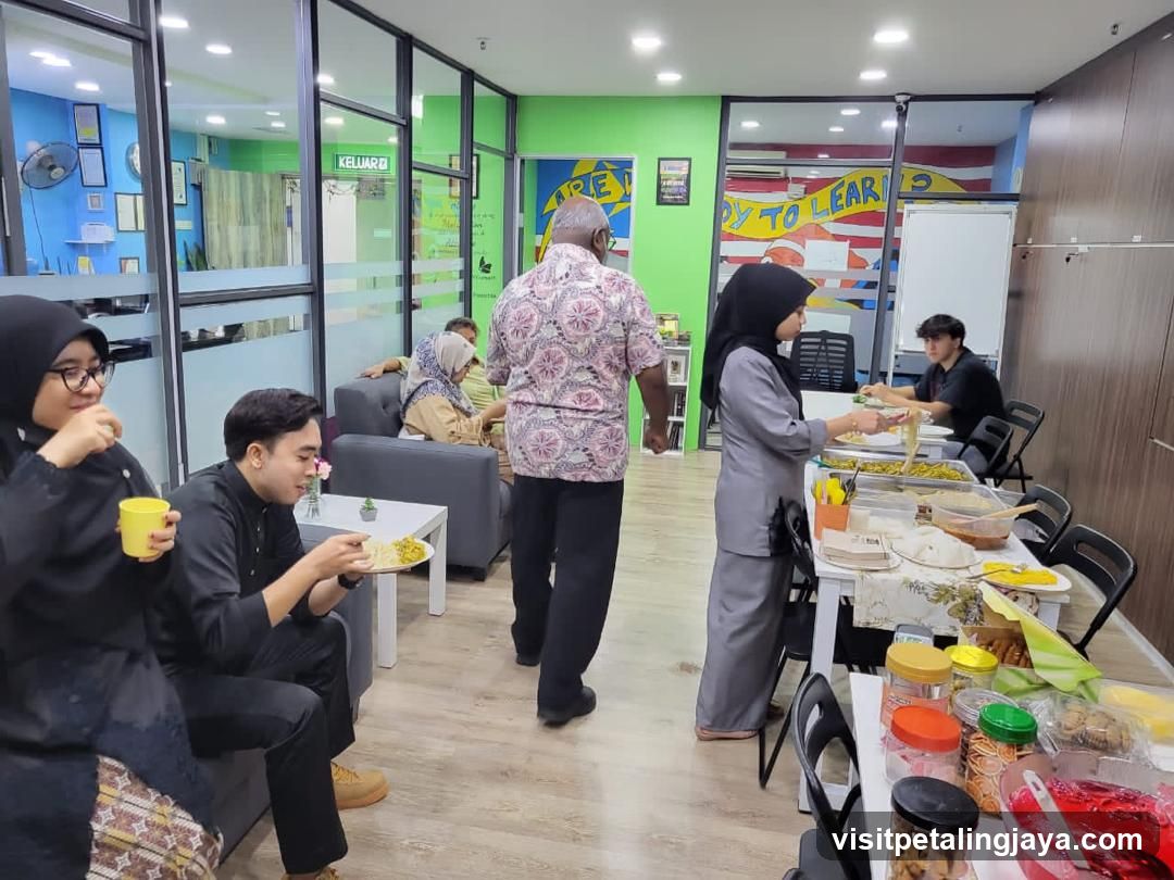 Indoor Gathering with Buffet