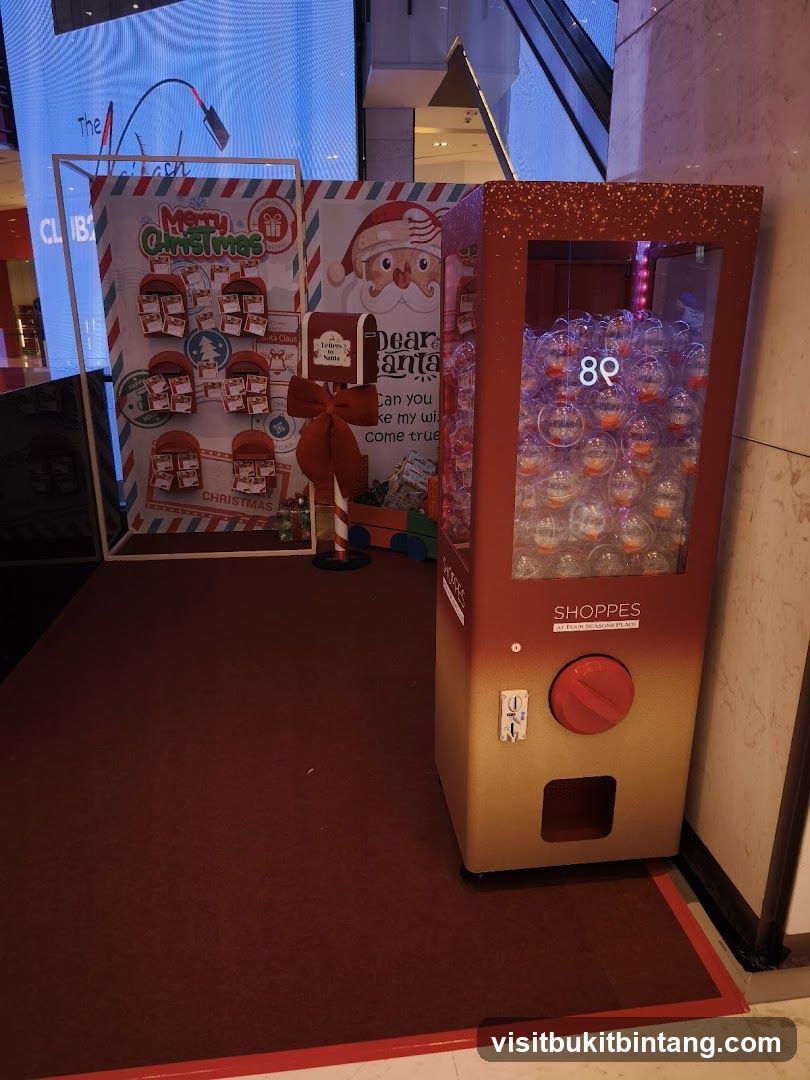 Christmas Display with Vending Machine