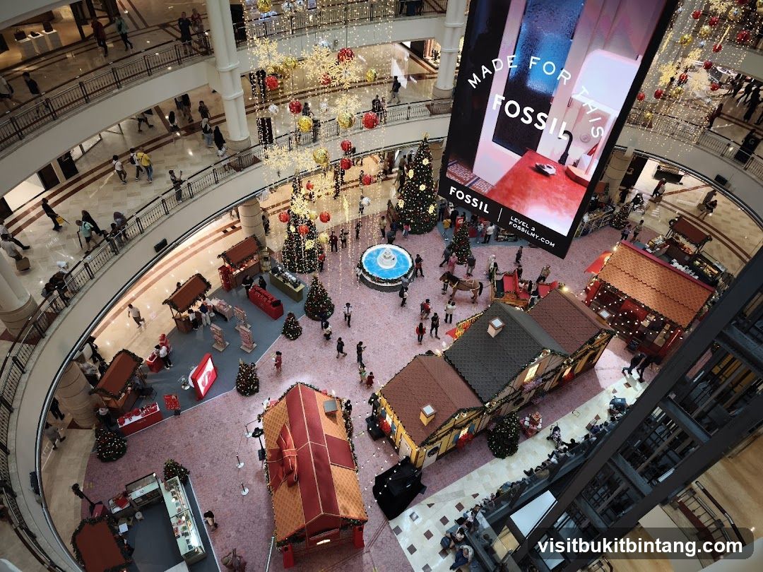 Christmas Market in a Mall