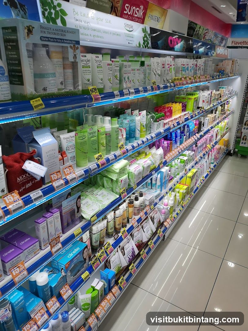 Skincare Products on Shelves