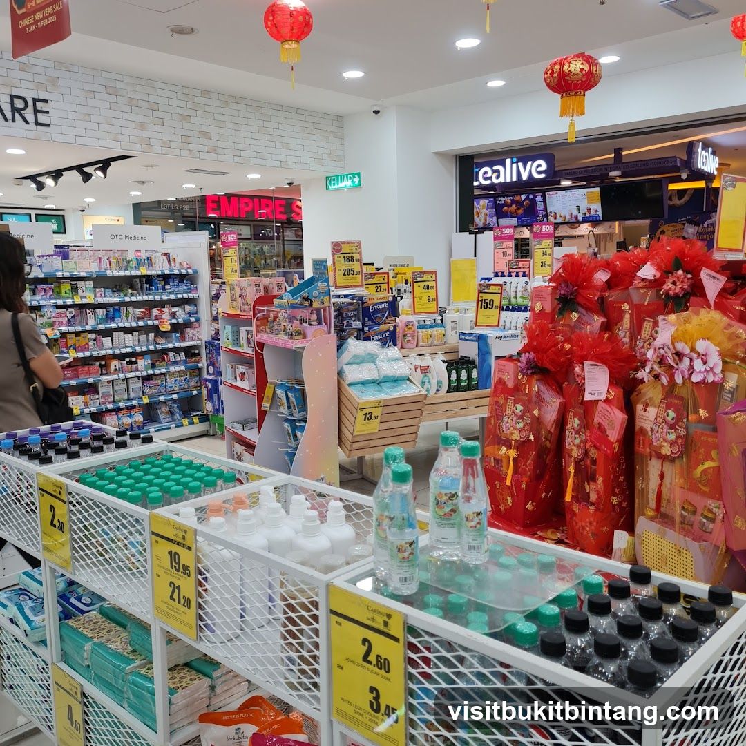 Store Interior with Sale Items