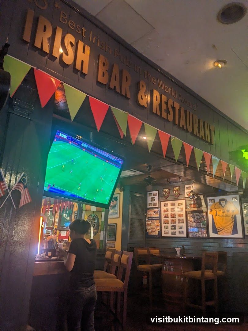Irish Bar & Restaurant Interior