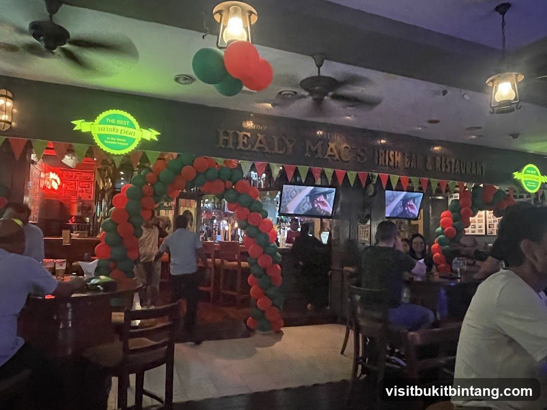 Healy Mac's Irish Bar & Restaurant Interior