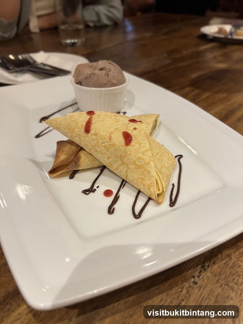 Dessert with Ice Cream
