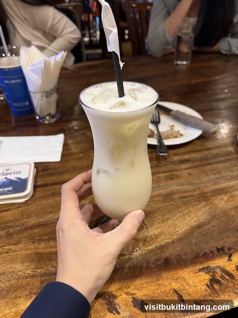 Creamy Drink with Ice