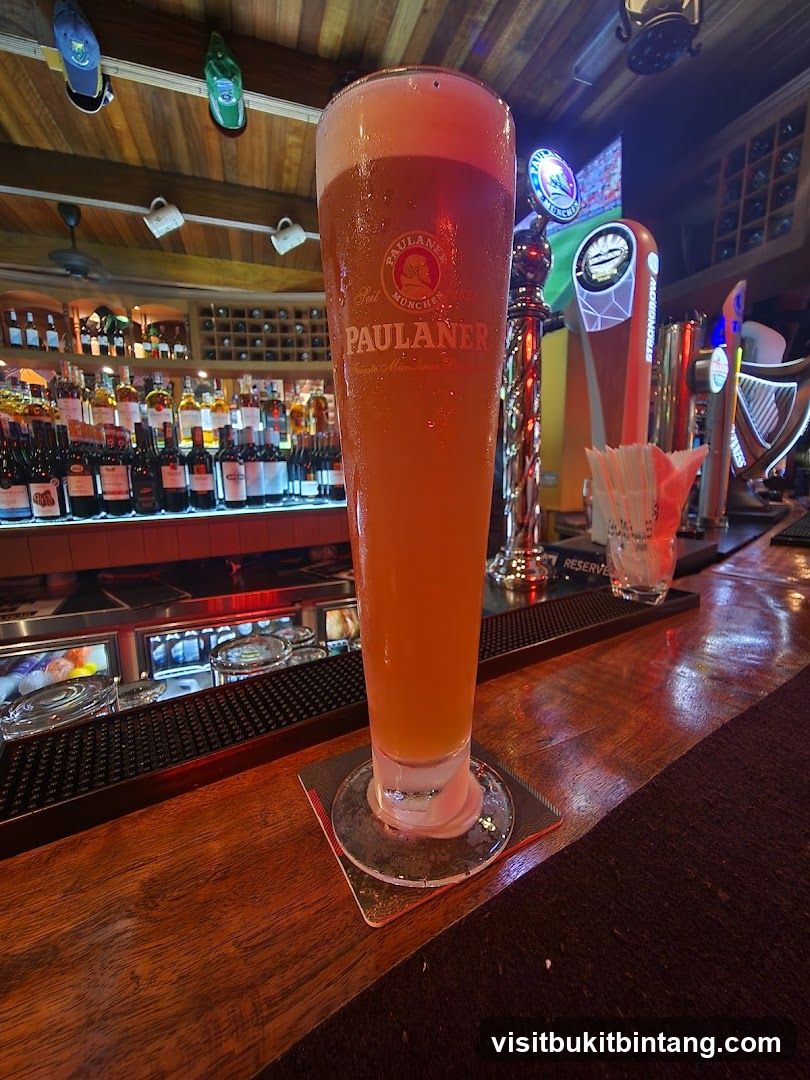 Beer on a Bar Counter
