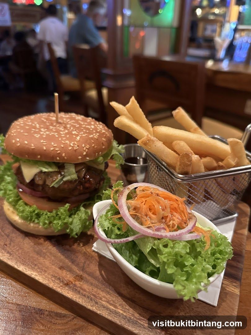 Burger and Fries