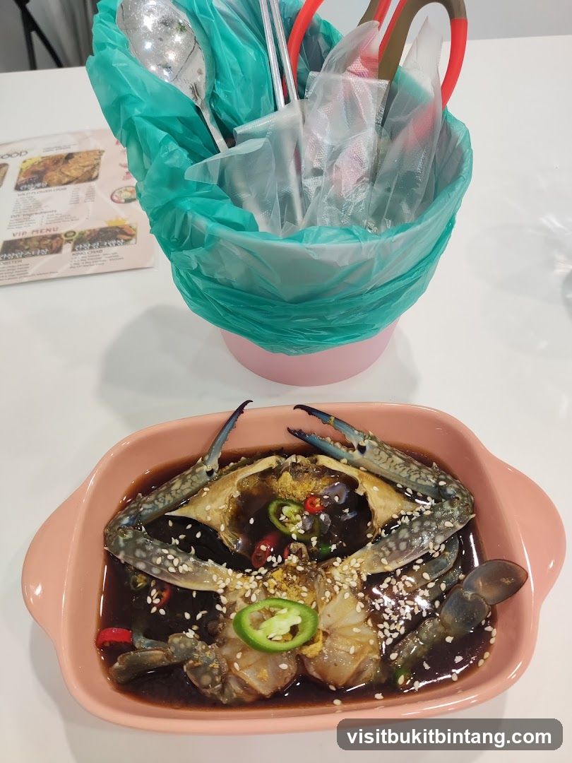 Marinated Crab Dish