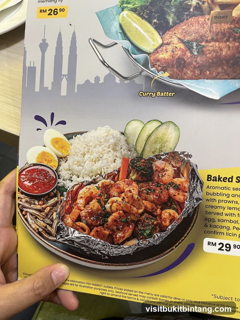 The Manhattan Fish Market Menu