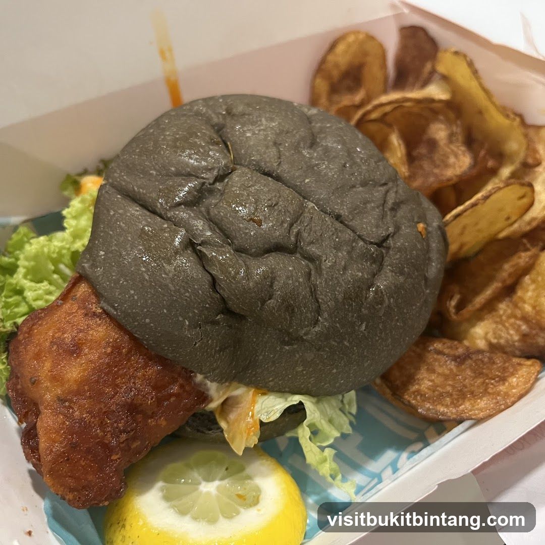 Burger and Chips