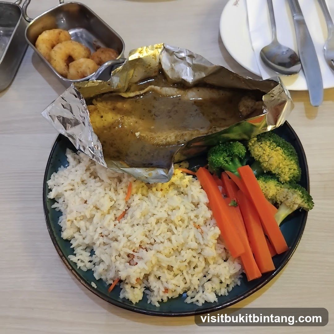Fish Dish with Rice and Vegetables