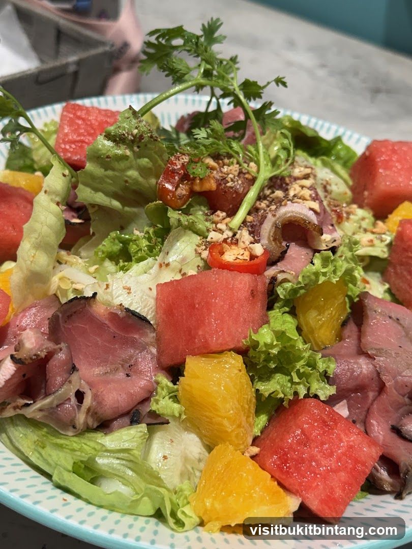 Salad with Watermelon and Orange