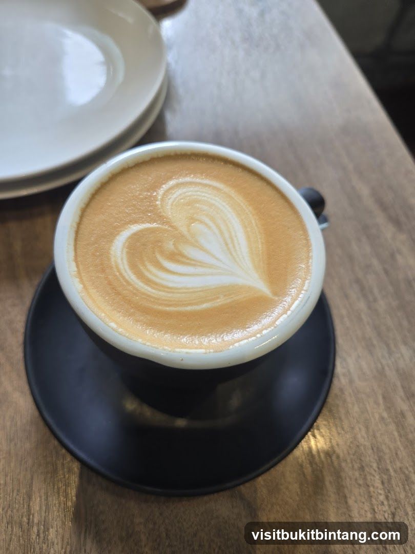 Latte with Heart Art