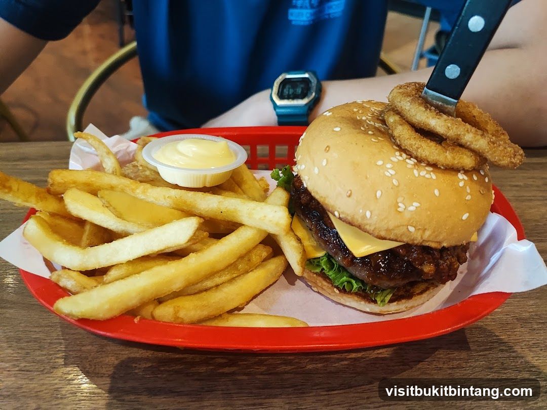 Burger and Fries