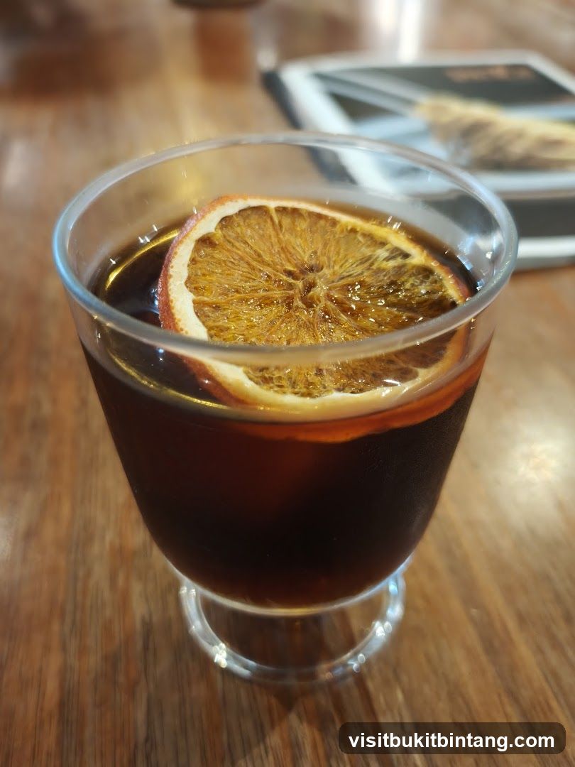 Coffee with Orange Slice