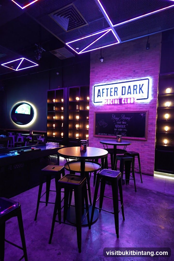 Interior of a social club