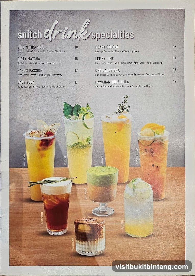 Snitch Drink Specialties