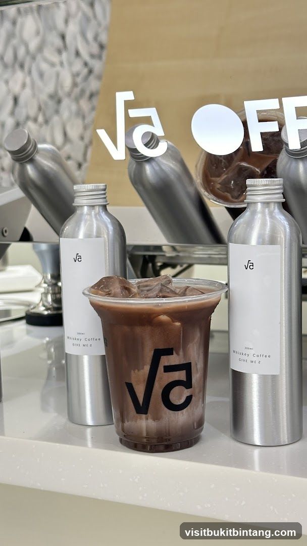Coffee Drink with Branded Bottles