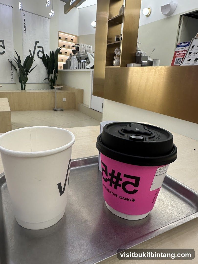 Coffee Cups on Tray