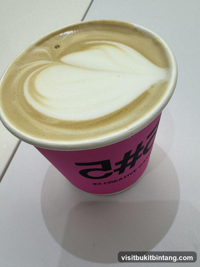 Latte with Heart Art
