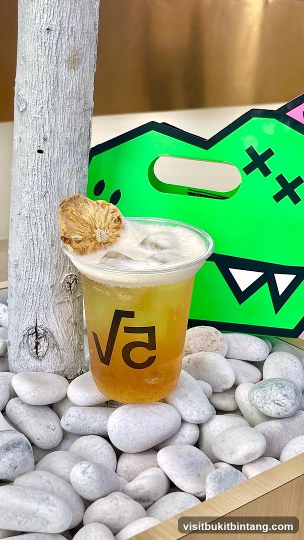 Drink with logo