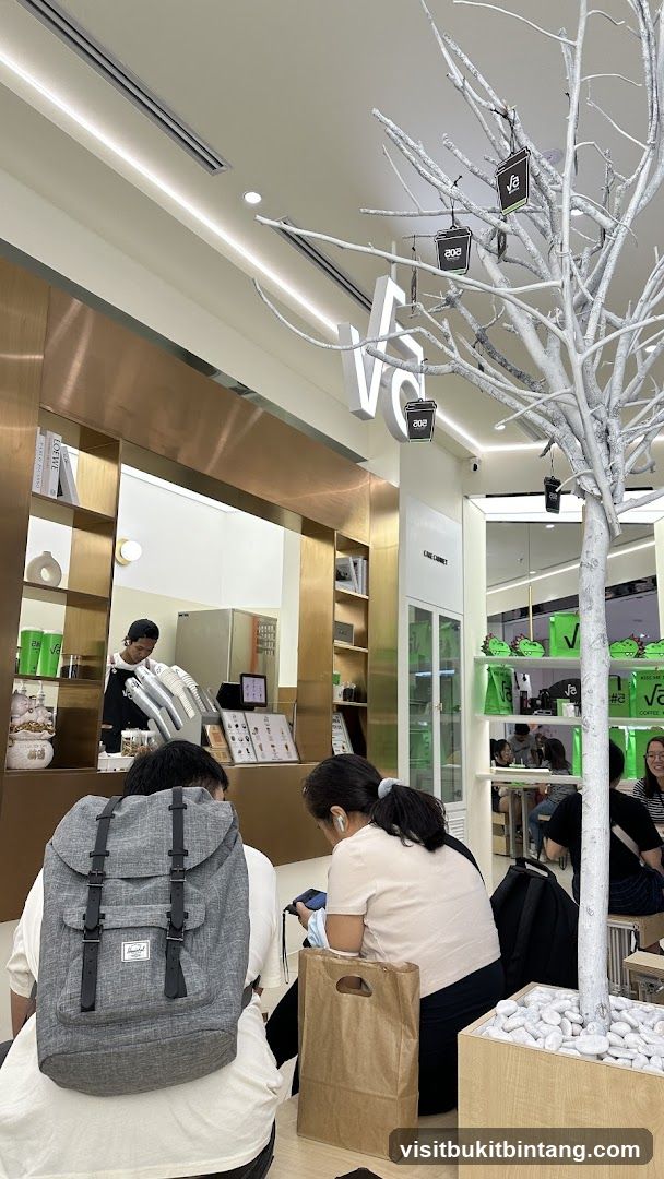 Interior of a modern cafe